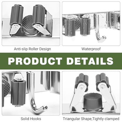 Broom Holder Wall Mount