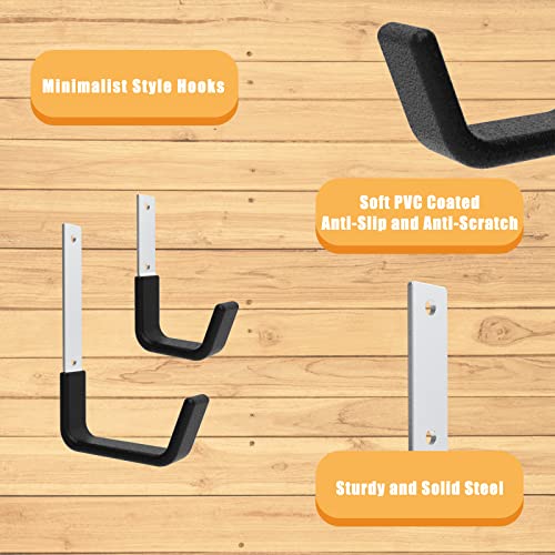 Heavy Duty Garage Utility Hooks (4 Count)