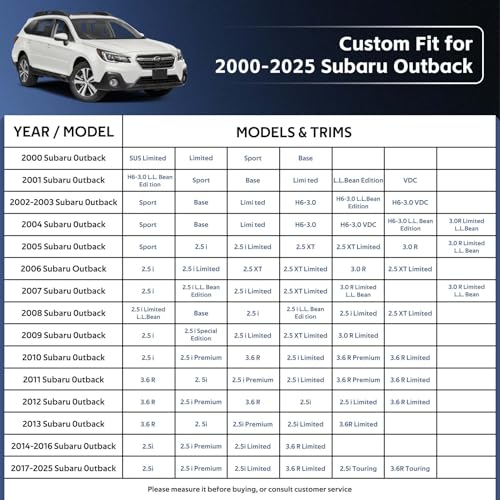 10 Layers SUV Car Cover Custom Fit for Subaru Outback