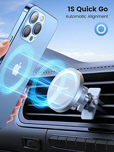 for MagSafe Car Mount [Upgraded Strongest Magnet Power] Magnetic Phone Holder for Car Vent 360 Adjustable Magnetic Car Phone Holder Mount for iPhone 16 Pro Max 15 14 13 12 Plus Mini