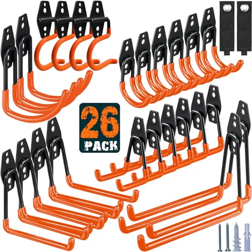 26 Pack Garage Hooks Heavy Duty