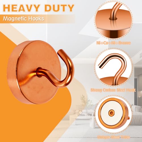 Magnetic Hooks Steel Tube Design for Cruise (10 Count)