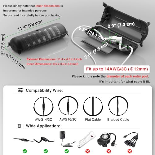 Outdoor Extension Cord Safety Cover