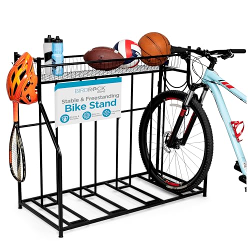Bike Rack Garage Storage Floor Stand