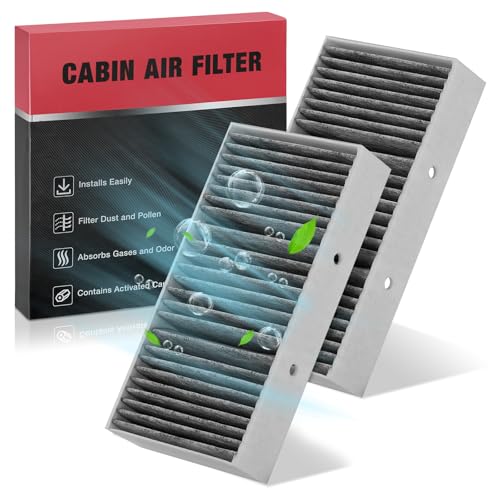 2 PCS Cabin Air Filters with Activated Carbon Compatible with Mercedes