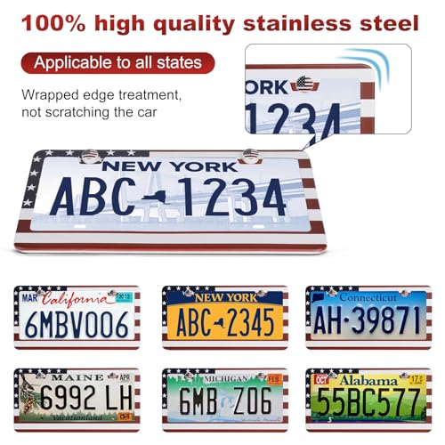 2 Pack License Plate Frames (2 Count)