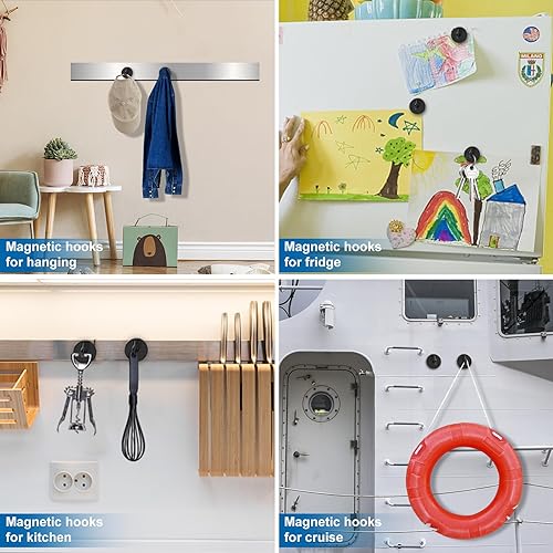Magnetic Hooks for Cruise Essentials 2026 Cabins Door 45 Pack (45 Count)