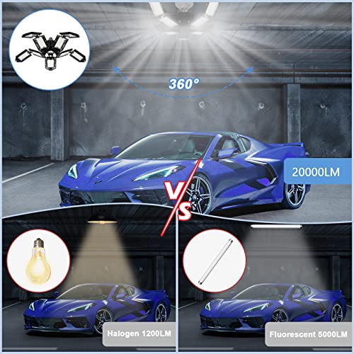 LED Garage Lights 10+1 Panels 2 Pack (2 Count)