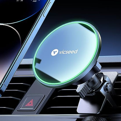 for MagSafe Car Mount [Upgraded Strongest Magnet Power] Magnetic Phone Holder for Car Vent 360 Adjustable Magnetic Car Phone Holder Mount for iPhone 16 Pro Max 15 14 13 12 Plus Mini