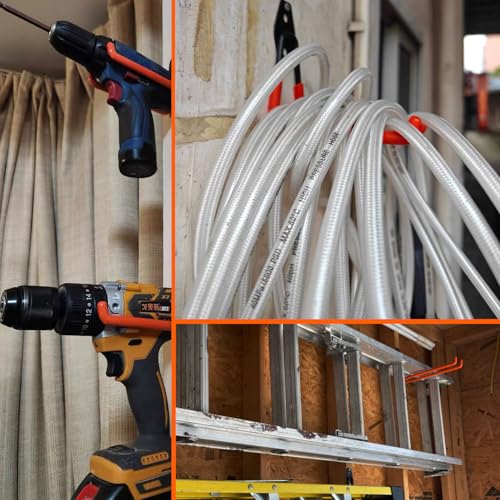 Heavy Duty Garage Storage Hooks 2 Pack Garage Tool Organizer Wall Mount (2 Count)