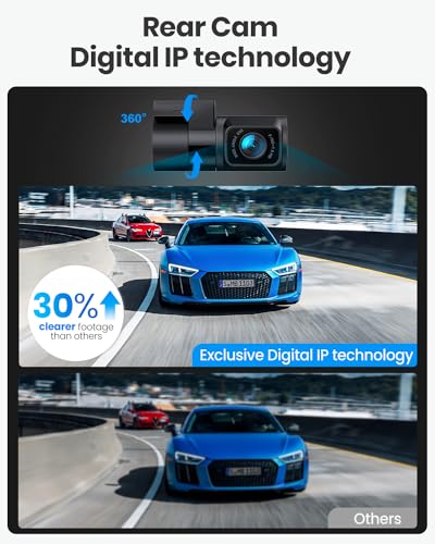 Real 4K Dash Cam Front and Rear
