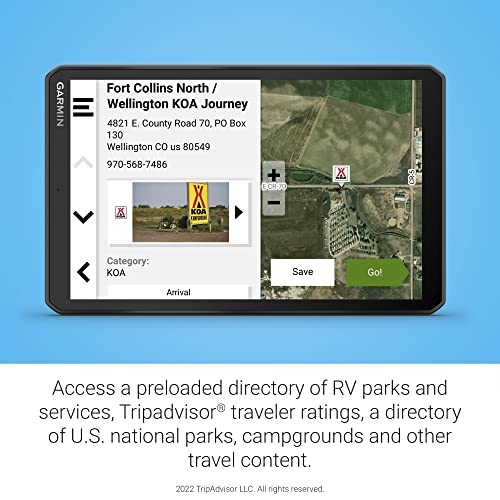 RV 895 8” GPS RV Navigator