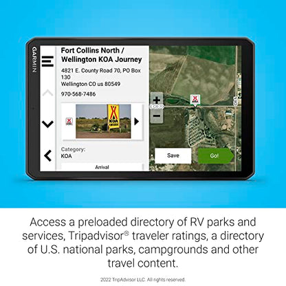 RV 895 8” GPS RV Navigator