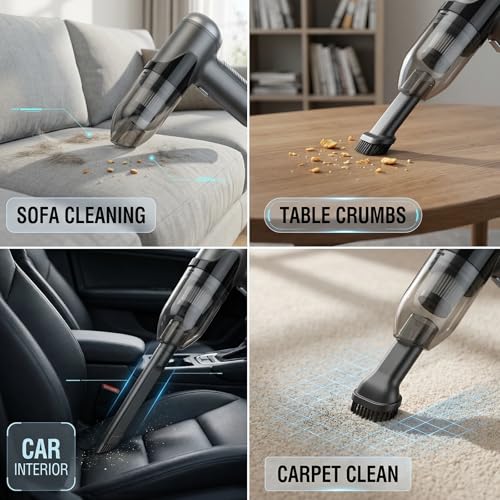 Handheld Car Vacuum Cleaner Cordless 3