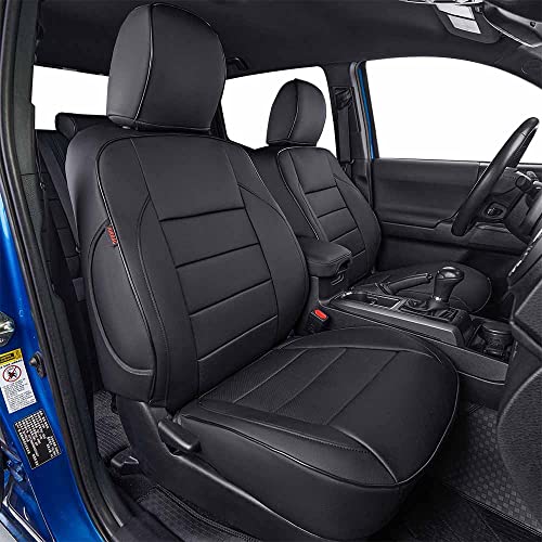 Tacoma Seat Covers Custom Fit for Toyota Tacoma 2016 2017 2018 2019 2020 2021 2022 2023 Double Cab