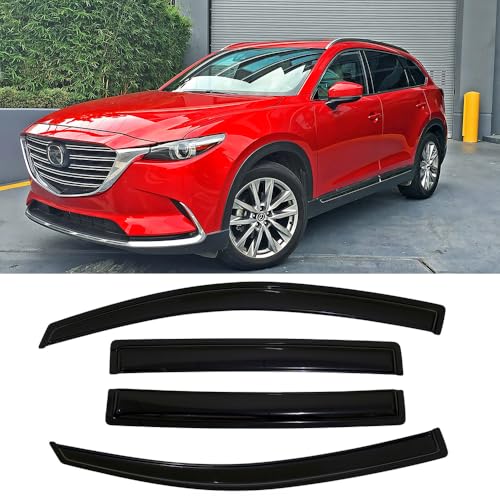 4pcs Window Visors Rain Guards for 2016 (4 Count)