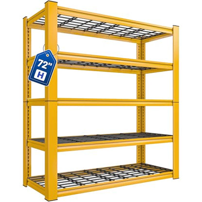 Orange Garage Shelving Adjustable 3010LBS Heavy Duty Storage Shelves