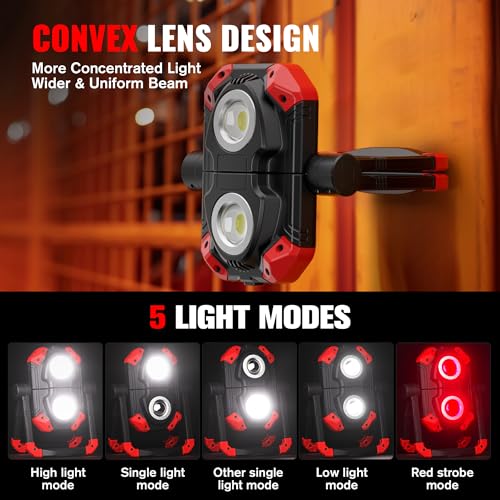 Rechargeable Work Lights 2 Pack (2 Count)