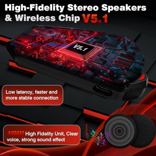 Motorcycle Helmet Headset 8 Riders Communication System X8 Intercom with Music Sharing