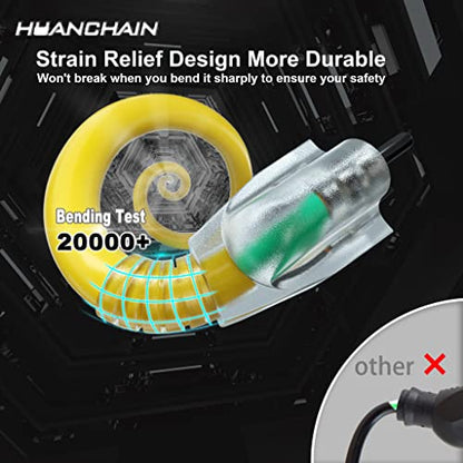 25 FT 12 3 Gauge Extension Cord Yellow