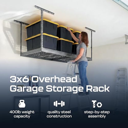 MonsterRax 3x6 Overhead Garage Storage Rack