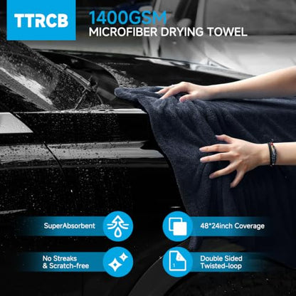 2 Pack Car Drying Towels (2 Count)