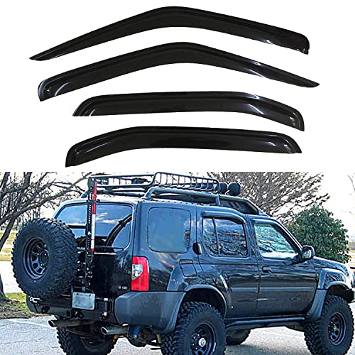 4pcs Window Visors Rain Guards for 2000 (4 Count)