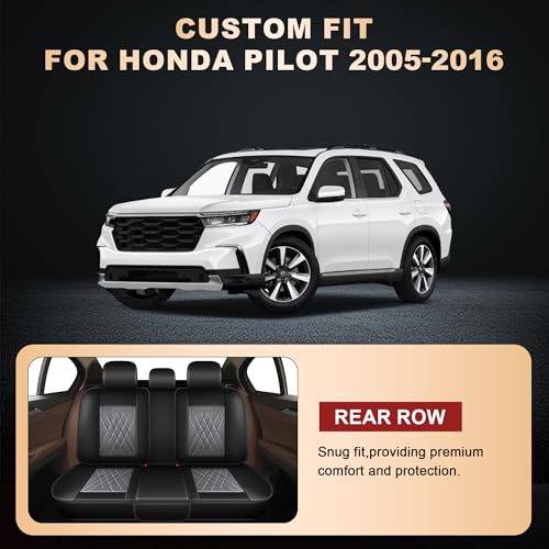 2 Front Car Seat Covers for Honda Pilot 2005