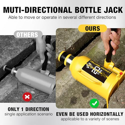 20 Ton Muti Directional Welded Bottle Jack