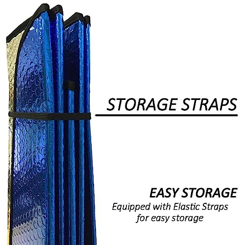 Car Windshield Sun Shade UV Rays Sun Visor Shade (10.5340277777778 Sq Ft)