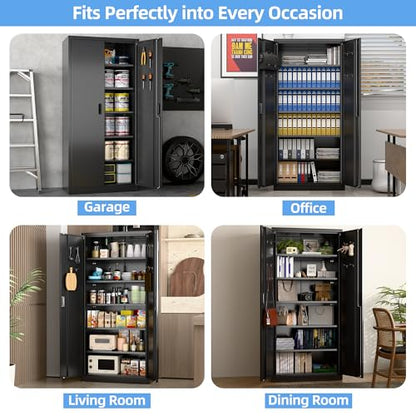 Tall Metal Storage Cabinet