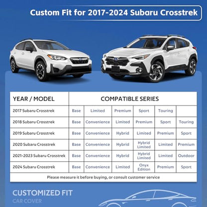 10 Layers SUV Car Cover Custom Fit for Subaru Crosstrek