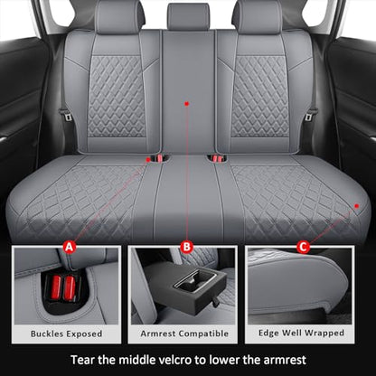 RAV4 Seat Covers Full Set Hybrid Fits for 2019
