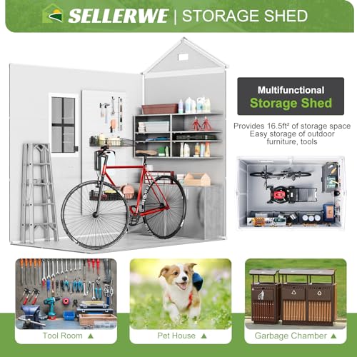 6x4 Resin Outdoor Storage Shed