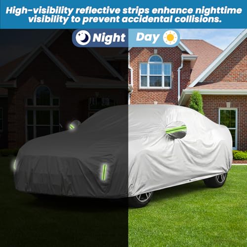 210D Oxford Car Cover Compatible with Ford Mustang