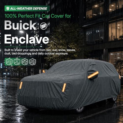Waterproof Heavy Duty Car Cover Custom Fit Buick Enclave