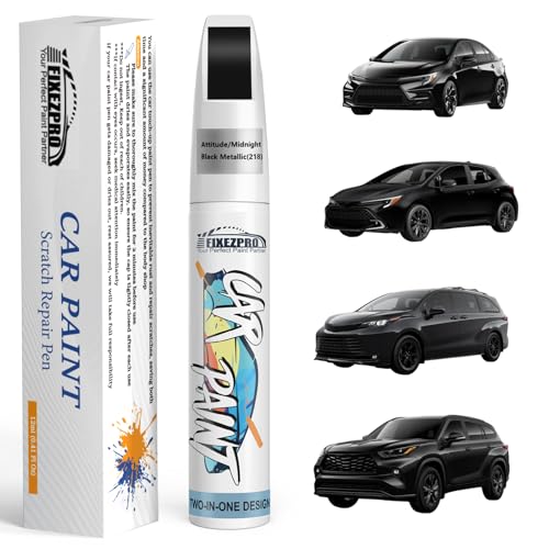 218 Attitude Midnight Black Metallic Car Touch Up Paint for Toyota