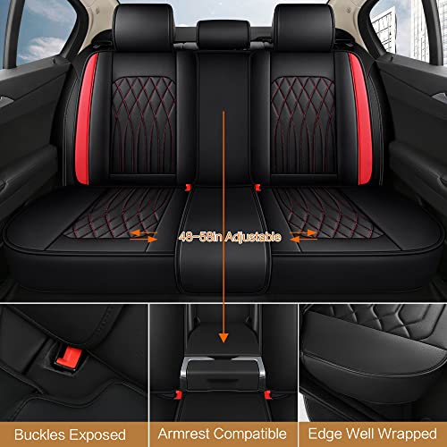 Leather Car Seat Covers Full Pair (4 Count)