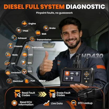 HD430 Heavy Duty Truck Scanner