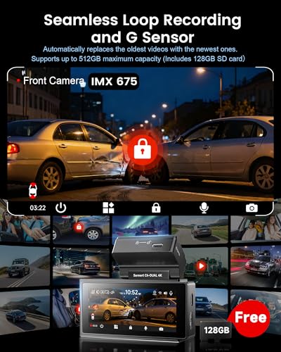 Dash Cam Front and Rear