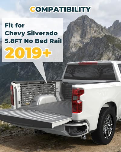 Silverado & Sierra 1500 5.8ft Short Truck Bed Side MOLLE Panels