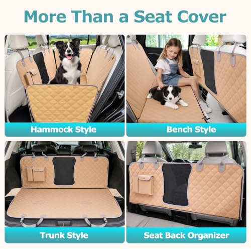 Dog Car Seat Covers for Back Seat