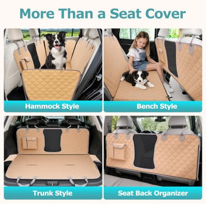 Dog Car Seat Covers for Back Seat