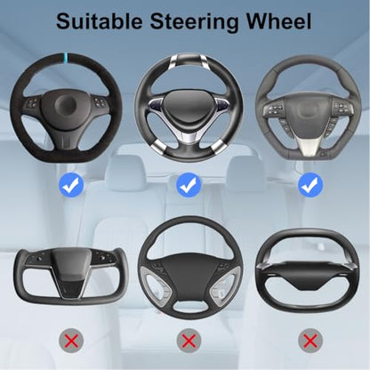 2 in 1 Large Steering Wheel Desk with Dual Slide