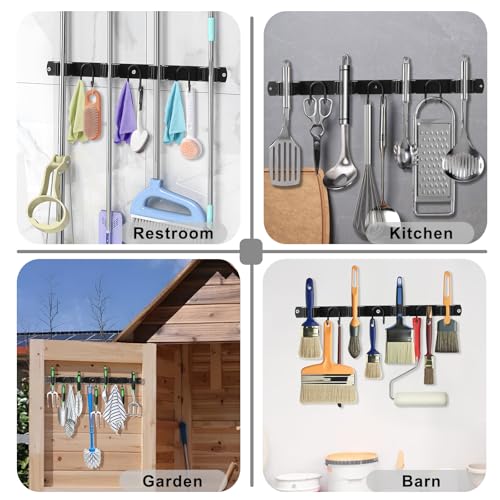 Broom Holder Wall Mount