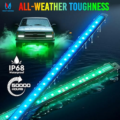 U8 RGBW Underglow LED Light Bars (52 Ounce)