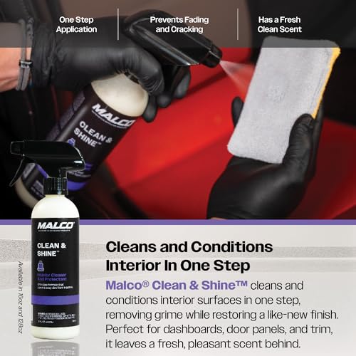 Clean & Shine Interior Car Cleaner and Dressing Spray (16 Fl Oz)