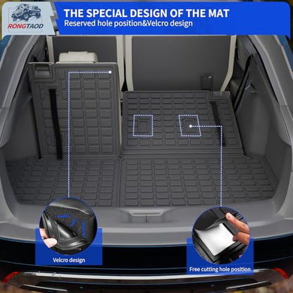 Floor Mats Set for 2024 2025 2026 Toyota Grand Highlander