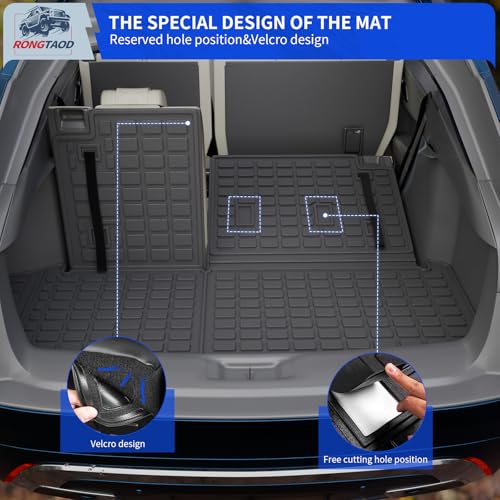 Trunk Mat with Backrest Mat for 2024