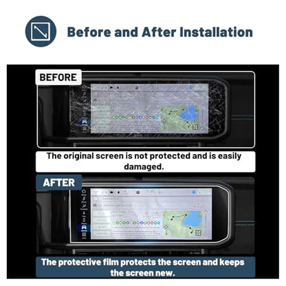 Screen Protector for Jeep Wrangler 12.3" Display Touchscreen Nano Films for 2025 2026 Jeep Wrangler Accessories